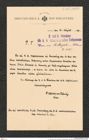 k.k. naturhistorisches Hofmuseum, Intendanzakten 1885-1896 (Hauer), Aktenzahl Z.485/1890, Seite 1